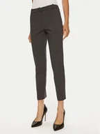 Spodnie damskie - Pinko Spodnie materiałowe Bello 100155 A24D Szary Regular Fit - miniaturka - grafika 1