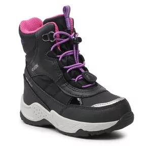 Śniegowce damskie - Śniegowce Geox - J Sentiero G.B Abx A J26FVA 054FU C0922 M Black/Fuchsia - grafika 1