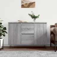 Komody - vidaXL Szafka, szary dąb sonoma, 104x35x70 cm, materiał drewnopochodny - miniaturka - grafika 1