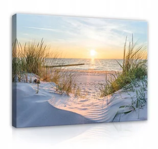 Obraz Plaża Morze 3D Natura Na Płótnie Ścianę Sypialnia Salon Duży 100x70 - Obrazy i zdjęcia na płótnie - miniaturka - grafika 1