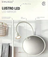 Lustra - LUSTRO LED OWALNE BIAŁE CIEPŁE ŚWIATŁO 24x20cm - miniaturka - grafika 1