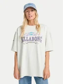 Koszulki i topy damskie - Billabong T-Shirt Wave Out EBJZT00481 Biały Loose Fit - miniaturka - grafika 1