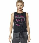 Koszulki i topy damskie - Fox podkoszulka Squared Tie Tank Black 001) rozmiar S - miniaturka - grafika 1