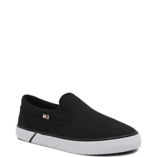 Tommy Hilfiger Slip on VULC CANVAS - Trampki damskie - miniaturka - grafika 1