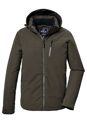 G.I.G.A. DX Męska kurtka funkcyjna/kurtka outdoorowa z odpinanym kapturem GW 64 MN JCKT, ciemnooliwkowa zieleń, 3XL, 42539-000