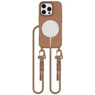 Etui i futerały do telefonów - Etui TECH-PROTECT MagNecklace MagSafe do Apple iPhone 16 Pro Brązowy - miniaturka - grafika 1