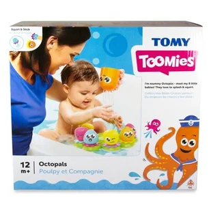 Tomy OŚMIORNICZKI AQUA FUN - Zabawki do kąpieli - miniaturka - grafika 1