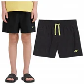 Spodenki damskie - KRÓTKIE SPODENKI szorty plażowe 4F dziecięce na basen do pływania 146/152 - miniaturka - grafika 1