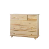 Komody - Komoda Anna Classic Meble Doktór Bejca Brązowy - miniaturka - grafika 1