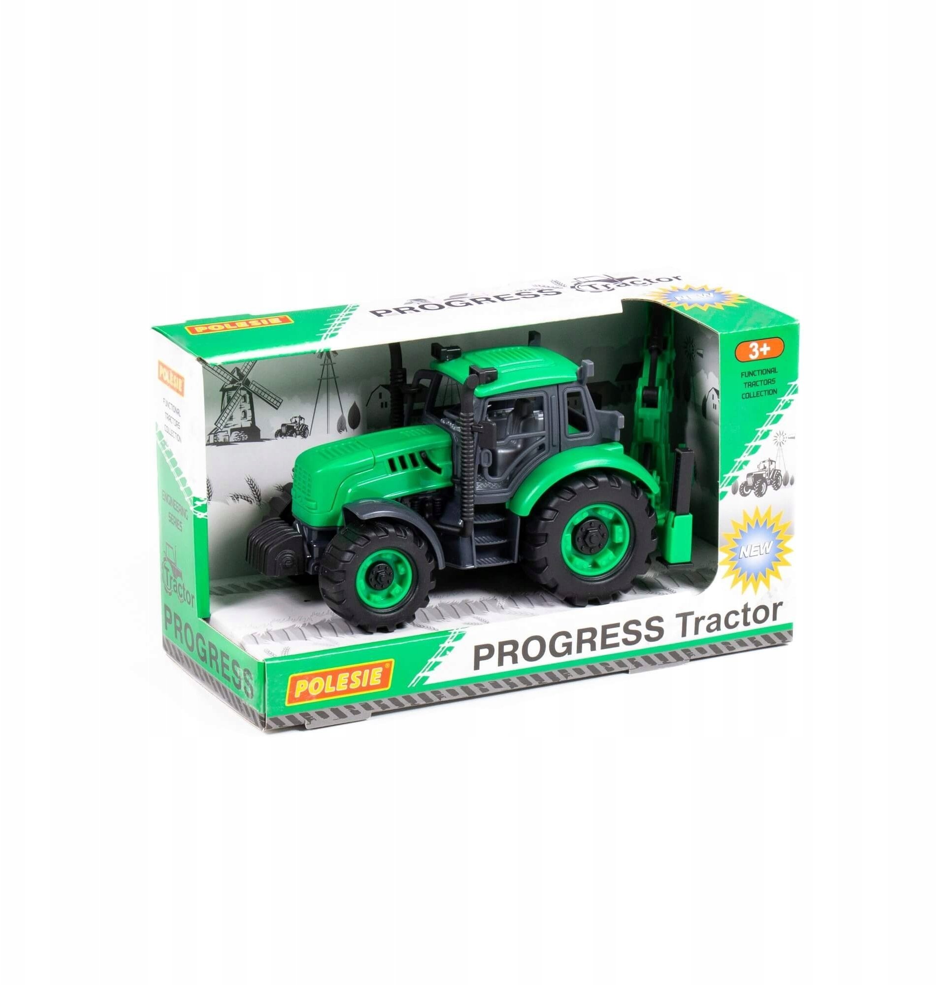 Polesie TRAKTOR P/B AKC 26X12X15 PROGRESS ZIE WB12