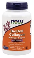 Suplementy naturalne - Now Foods BioCell Collagen - Hydrolizowany Kolagen typu II + Chondroityna + Kwas hialuronowy (120 kaps.) - miniaturka - grafika 1