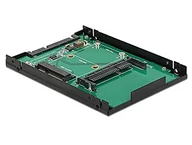 Adaptery i przejściówki - Delock 2.5 SATA 22P Adapter> 1x mSATA 1x CFast (62862) - miniaturka - grafika 1