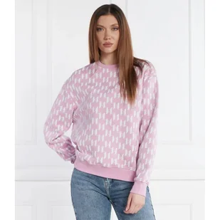 Karl Lagerfeld Bluza AOP Relaxed fit - Bluzy damskie - miniaturka - grafika 1