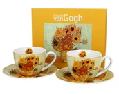 Filiżanki - Zestaw 2 filiżanek Van Gogh Sunflowers 250 ml - miniaturka - grafika 1