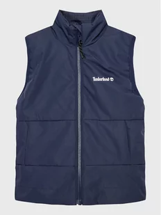 Timberland Kamizelka T26585 S Granatowy Regular Fit - Kurtki i płaszcze dla chłopców - miniaturka - grafika 1
