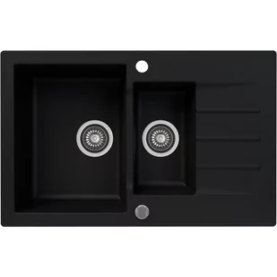 Kernau KGS A 6079 1,5B1D Deep Black - Zlewozmywaki - miniaturka - grafika 1