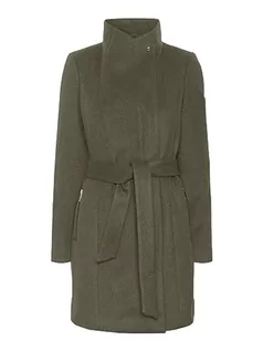 Płaszcze damskie - VERO MODA Płaszcz damski, Ivy Green/Szczegóły: solidny, M - grafika 1