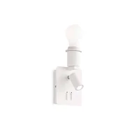 Lampy ścienne - Stelaż do kinkietu GEA MAP2 BIANCO 239521 - Ideal Lux - miniaturka - grafika 1
