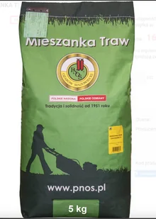 Trawa Trawnik nasiona traw GAZONOWA ogrodowa 5kg PNOS Ożarów - Nasiona i cebule - miniaturka - grafika 1