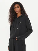 Bluzy damskie - Guess Bluza V4YQ06 KCAY2 Czarny Regular Fit - miniaturka - grafika 1