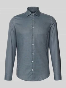 Koszula biznesowa o kroju slim fit z kołnierzykiem typu kent - Koszule męskie Koszula biznesowa o kroju slim fit z kołnierzykiem typu kent - Koszule męskie - miniaturka - grafika 1