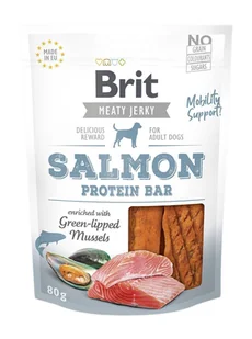 Brit Brit Jerky Snack - Salmon Protein Bar 80g - Przysmaki dla psów - miniaturka - grafika 2