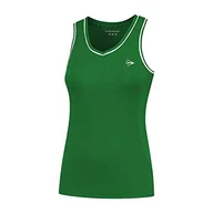 Koszulki i topy damskie - Dunlop Women's Club Ladies Tank top koszulka tenisowa, zielona, L, zielony, L - miniaturka - grafika 1