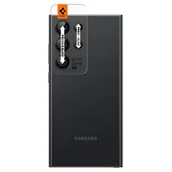 Szkła hartowane na telefon - Szkło hartowane na obiektyw SPIGEN Optik.Tr Ez Fit Camera do Samsung Galaxy S24 Ultra Czarny (2 szt.) - miniaturka - grafika 1