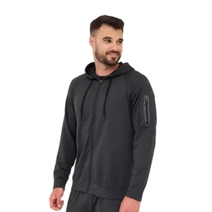 Bluza męska wełniana z kapturem Brubeck OUTDOOR MERINO - Bluzy sportowe męskie - miniaturka - grafika 1