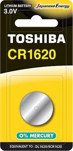 Toshiba Bateria CR1620 1 szt 4904530594175 - Baterie i akcesoria - miniaturka - grafika 1