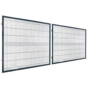 Akcesoria do ogrodzeń - Brama dwuskrzydłowa 3D 4 m - miniaturka - grafika 1