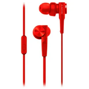 Sony MDR-XB55APR czerwone - Słuchawki - miniaturka - grafika 1