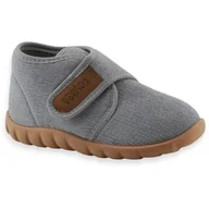 Buty dla chłopców - Miękkie kapcie dziecięce do żłobka Befado 465P156 Flexi Szare - miniaturka - grafika 1
