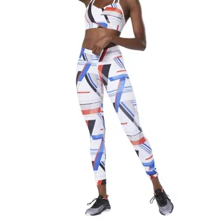 Legginsy - Legginsy Reebok One Series Lux Bold damskie getry sportowe termoaktywne-XL - grafika 1