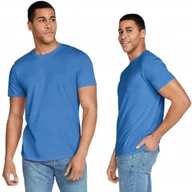 Koszulki męskie - T-shirt Koszulka Męska Bawełna SOFTSTYLE Gildan GI64000 NIEBIESKI Royal 5XL - miniaturka - grafika 1