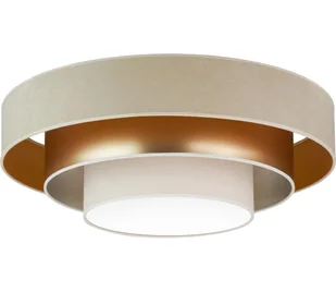 Duolla - LED Plafon LUNETA LED/26W/230V śr. 60 cm 4000K beżowy/złoty - Lampy sufitowe - miniaturka - grafika 1