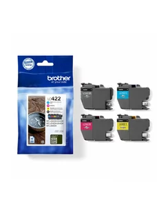 BROTHER Black Cyan Magenta and Yellow Ink Cartridges Multipack Each cartridge prints up to 550 pages - DR Version - Tusze oryginalne - miniaturka - grafika 1