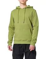 Bluzy męskie - Urban Classics Męska bluza z kapturem z bawełny ekologicznej Organic Basic Hoody, bluza z kapturem dla mężczyzn w wielu kolorach, rozmiary S - 5XL, Newolive, XL - miniaturka - grafika 1