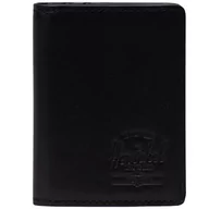 Portfele - Herschel Gordon Leather RFID Wallet 11148-00001, Kobieta/Mężczyzna, Portfel, Czarny - miniaturka - grafika 1