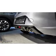 Akcesoria tuningowe - Spódnica na tylny zderzak (dyfuzor) kompatybilna z Opel Corsa F GS-Line 2019 - (ABS) - miniaturka - grafika 1