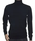 Swetry męskie - Sweter męski z golfem golf wełniany z wełny XXL 2XL - miniaturka - grafika 1