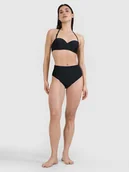 Stroje kąpielowe - 4F Dół od bikini damski - czarny M - miniaturka - grafika 1