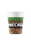 Dekoracje sali - Kubeczki papierowe Minecraft 200ml 8szt - miniaturka - grafika 1