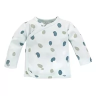 Bluzki dla niemowląt - Pinokio Baby Jacket wrappedaround Long Sleeve Fun Time, 100% Cotton Blue, chłopcy rozm. 56-68 (68), Blue Baloons, 68 - miniaturka - grafika 1