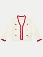 Swetry dla chłopców - Guess Kardigan K5GR00 Z3N01 Écru Regular Fit - miniaturka - grafika 1