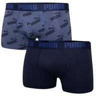 Moda i Uroda OUTLET - Puma Bokserki Męskie Boxers 2 Pary Blue/Navy 935054 03 S - miniaturka - grafika 1