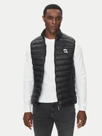 Kamizelki męskie - KARL LAGERFELD Bezrękawnik 505711 500590 Czarny Regular Fit - miniaturka - grafika 1