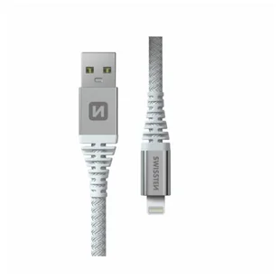 Kabel Swissten Kevlar USB / Lightning 1,5 m Kolor: biały - Kable USB - miniaturka - grafika 1