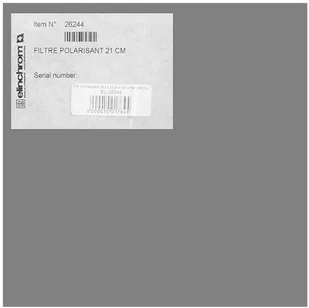 Elinchrom Filtr polaryzujący 18.9x18.9 cm do ramki - Inne akcesoria studyjne - miniaturka - grafika 1