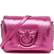 Torebki damskie - Pinko Skórzana listonoszka LOVE CLICK PUFF BABY SHEEP NAP - miniaturka - grafika 1